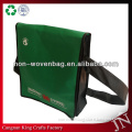 Custom Recyclable Non Woven Shoulder Bag With Velcro